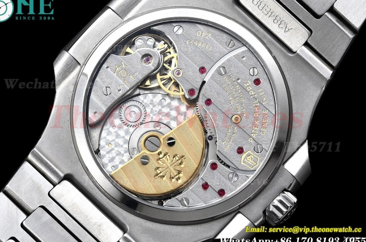 GRF 5712 SS 40mm Nautilus SS A240 Blue Stk 0324